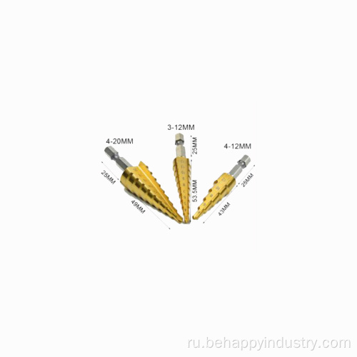 Высококачественные бурение HSS Step Drill Bits